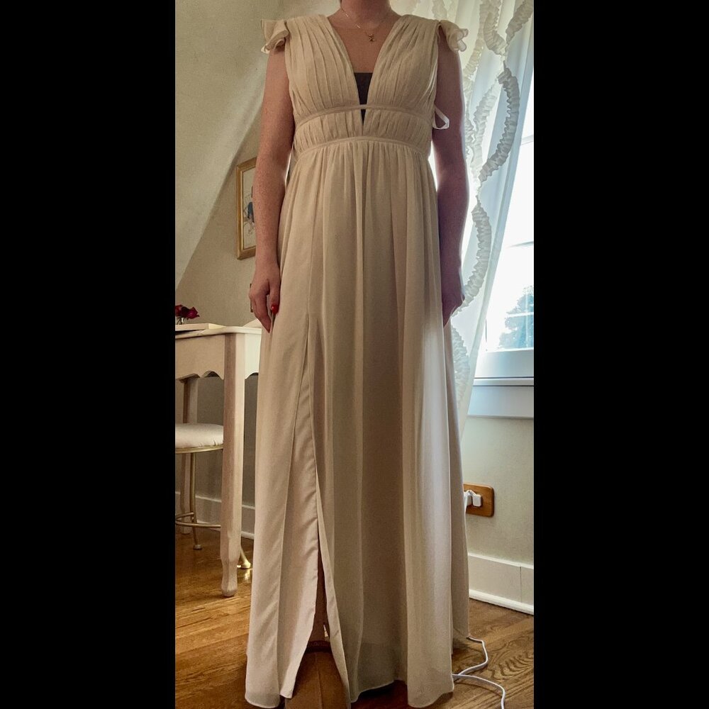 Champagne Bridesmaids Dress